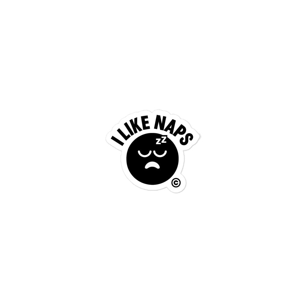 Bubble-free stickers I LIKE NAPS