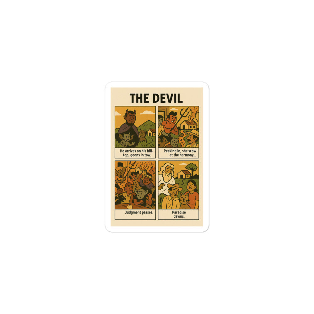 Bubble-free stickers THE DEVIL