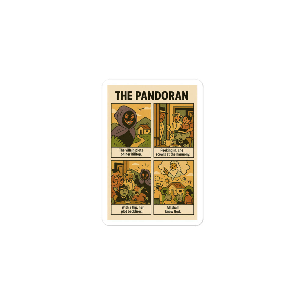 Bubble-free stickers THE PANDORAN