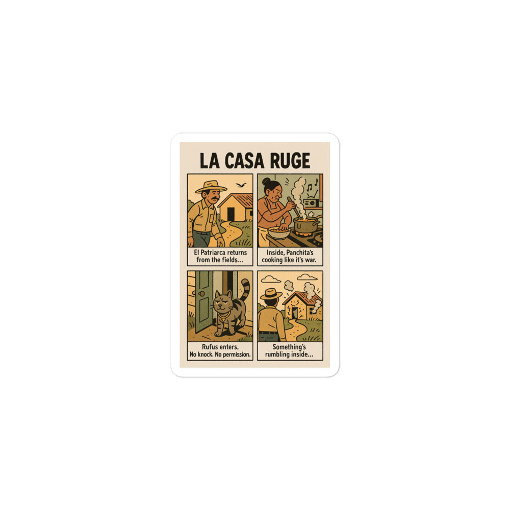 Bubble-free stickers LA CASA RUGE
